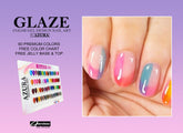 (COMBO) AZURA Glaze Collection (60 colors) - Jelly Nail Art See Through Nail Hot Trend-gel-AZURA- Nail Supply American Gel Polish - Phuong Ni